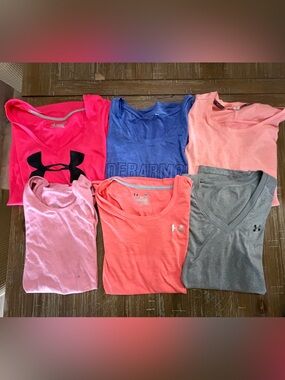Under Armour and nike athletic t shirts